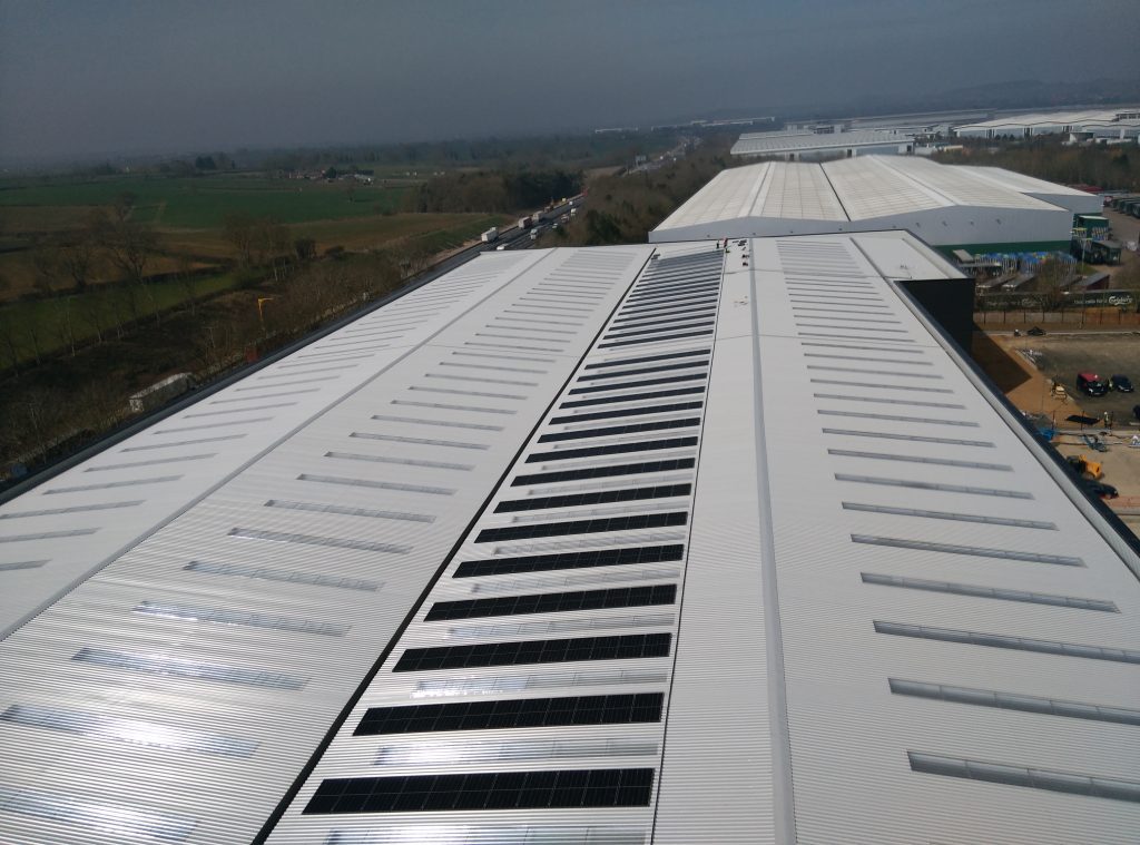 Large Industrial solar installation
