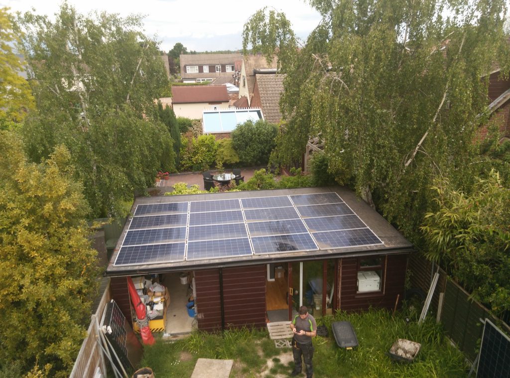 Solar on garden room